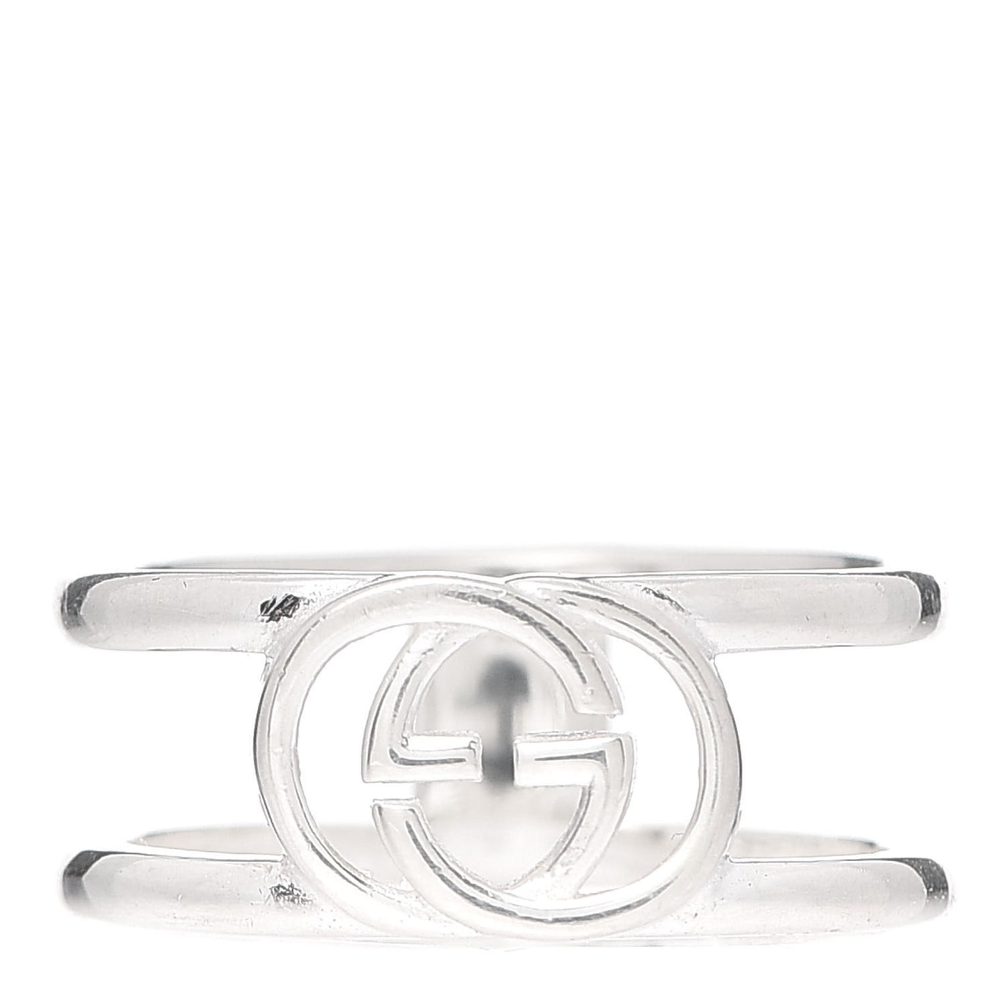 Sterling Silver 9mm Interlocking G Ring 61 9.5