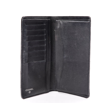 Chanel Patent Quilted Yen Wallet Black 5 of 16