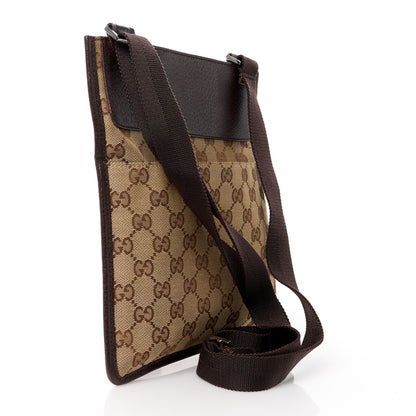 Gucci Monogram Messenger Crossbody Bag Dark Brown 3 of 11