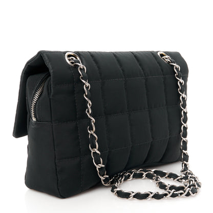 Chanel Nylon Square Quilted Flap Black 3 of 13