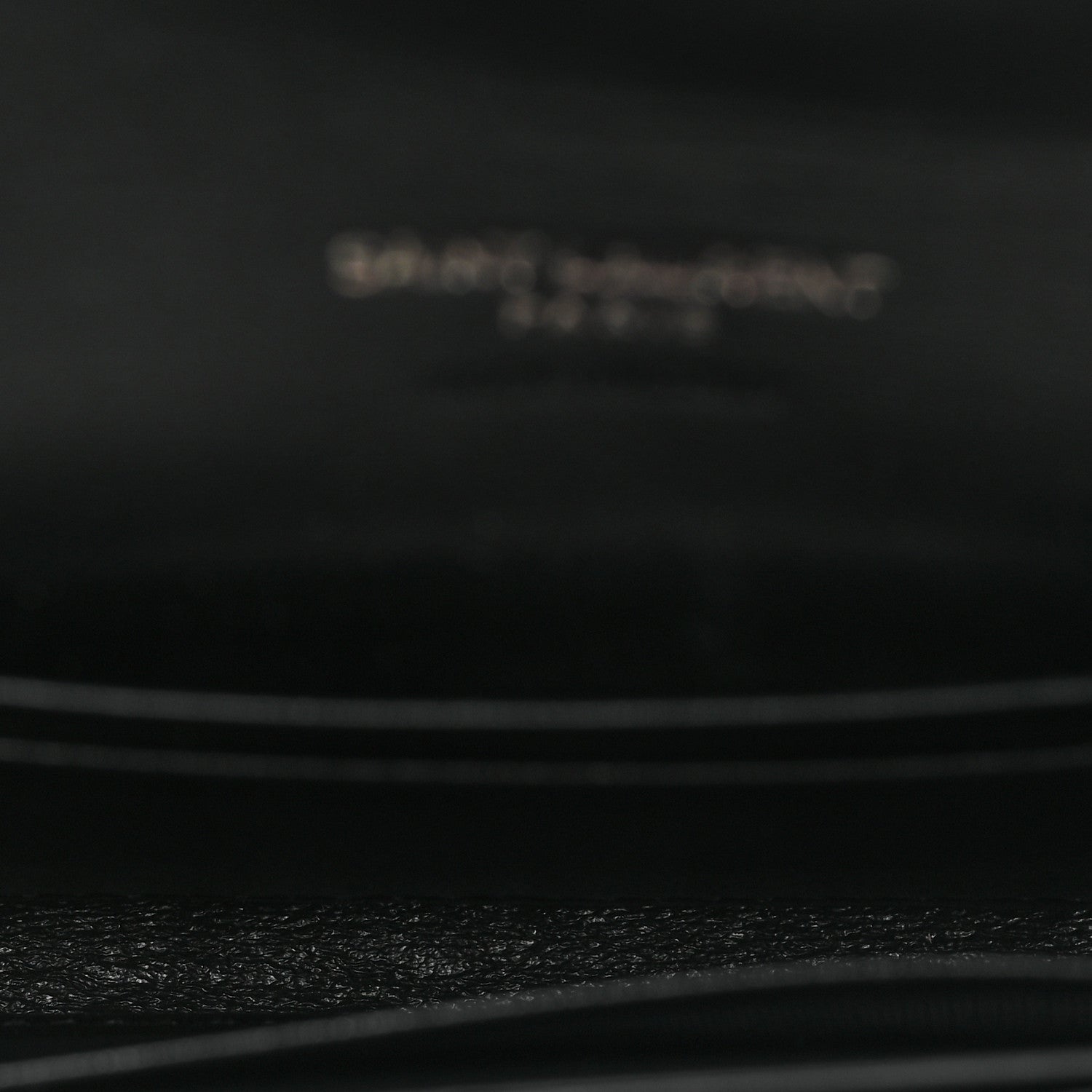 Saint Laurent Patent Glitter Striped Wallet Black Silver 4 of 6
