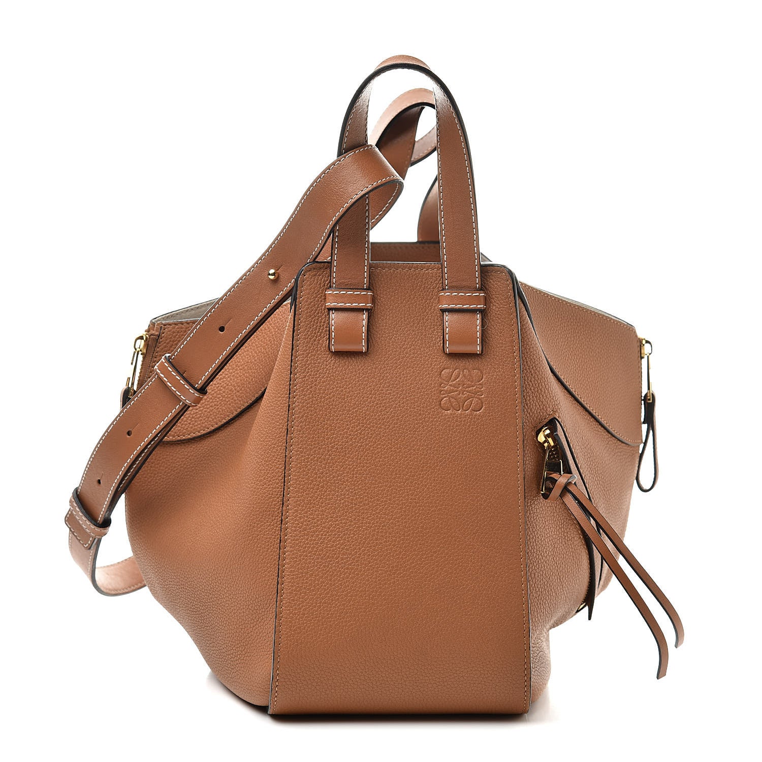 Loewe Calfskin Medium Hammock Shoulder Bag Tan 1 of 13