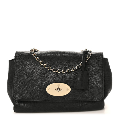 Mulberry Small Classic Grain Calfskin Medium Lily Black 1 of 10
