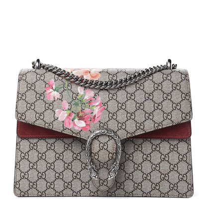 Gucci GG Supreme Monogram Blooms Medium Dionysus Shoulder Bag Beige Multicolor Dry Rose 1 of 14