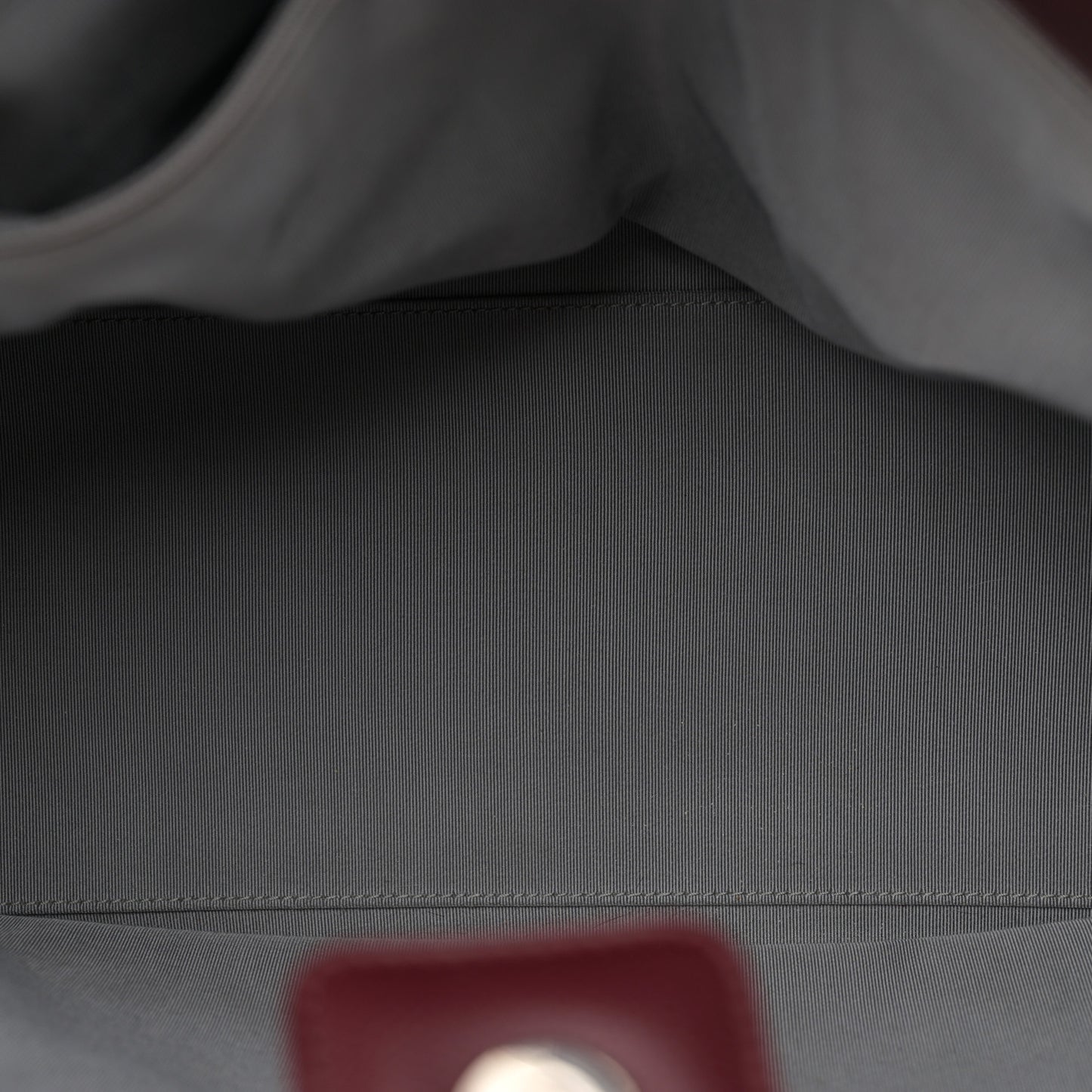 Calfskin Cerf Executive Shopper Tote Burgundy