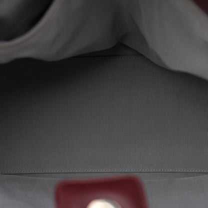 Chanel Calfskin Cerf Executive Shopper Tote Burgundy 5 of 15