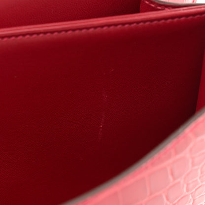 Hermes Shiny Alligator Constance 24 Braise 13 of 15