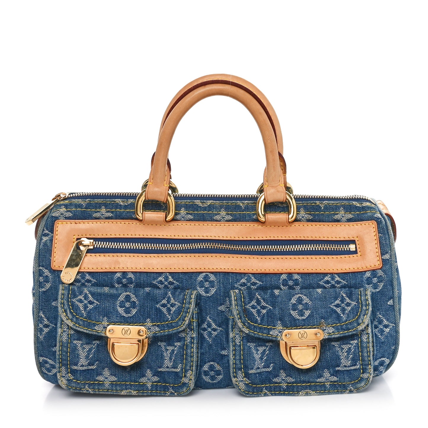 Monogram Denim Neo Speedy Blue