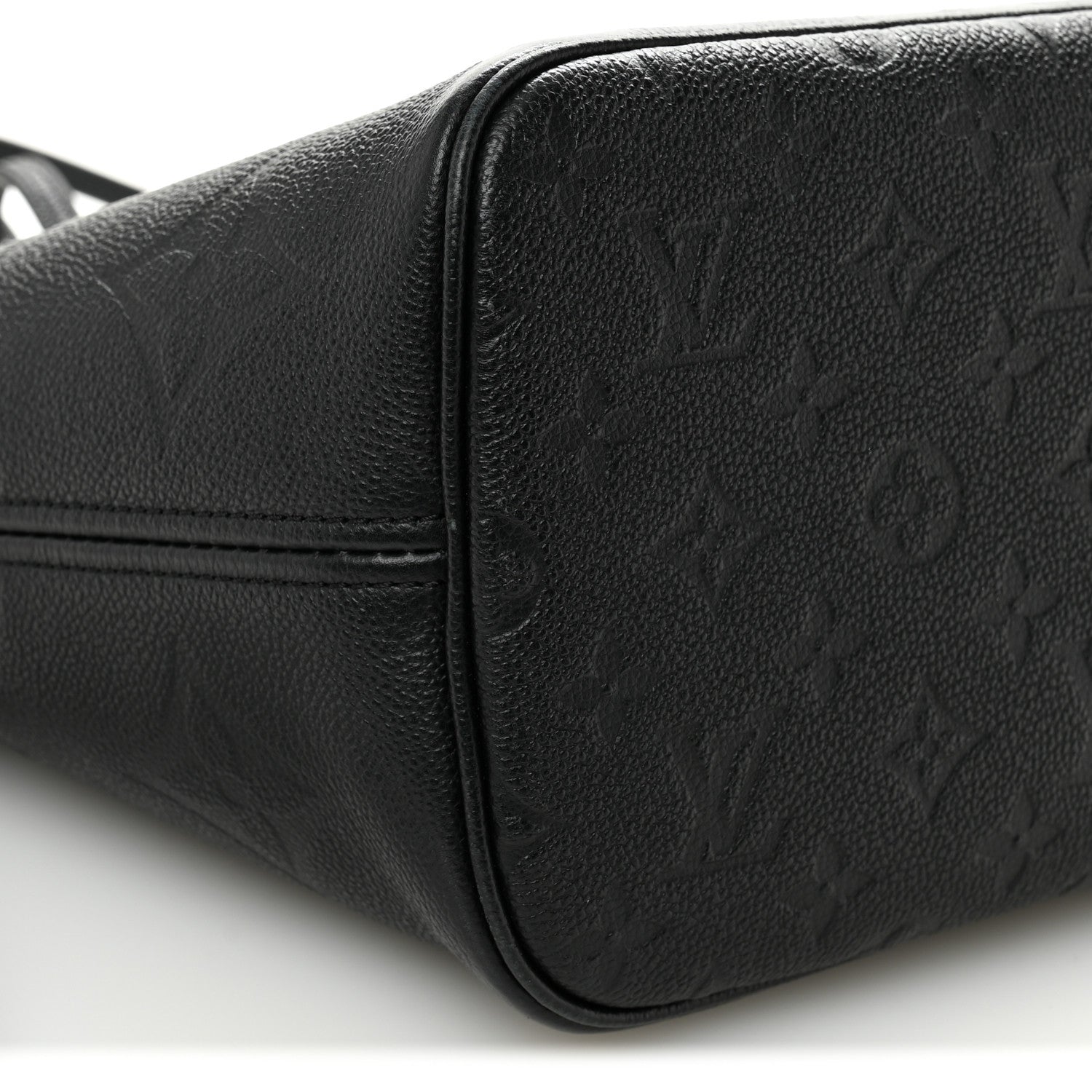 Louis Vuitton Empreinte Monogram Giant Neverfull MM Black 9 of 11