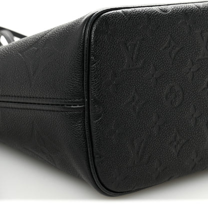 Louis Vuitton Empreinte Monogram Giant Neverfull MM Black 9 of 11