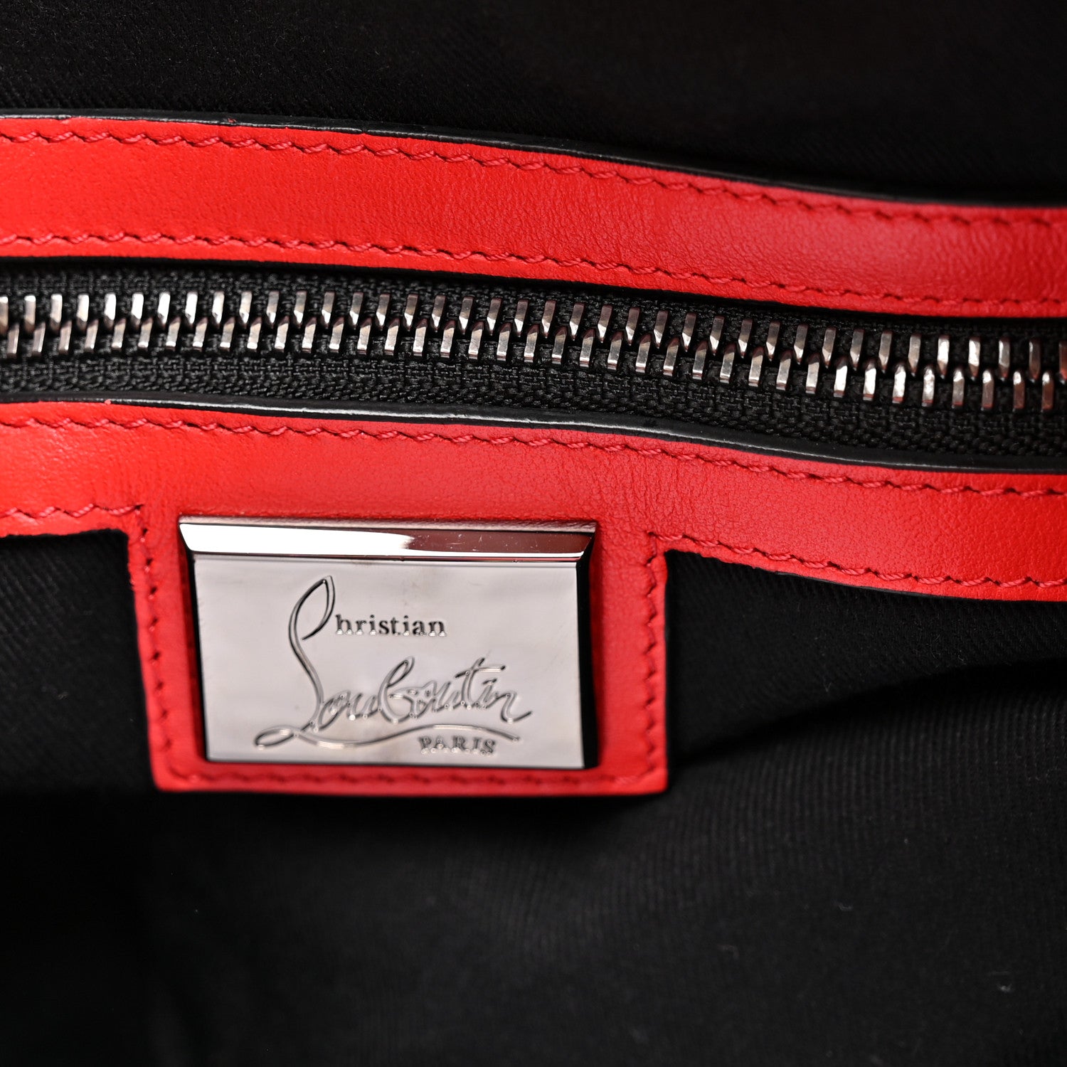 Christian Louboutin Calfskin Spiked Explorafunk Backpack Black 6 of 11
