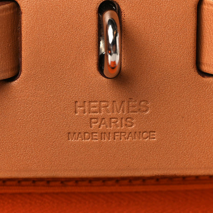 Hermes Toile Vache Hunter Herbag Zip 31 PM Orange 9 of 10