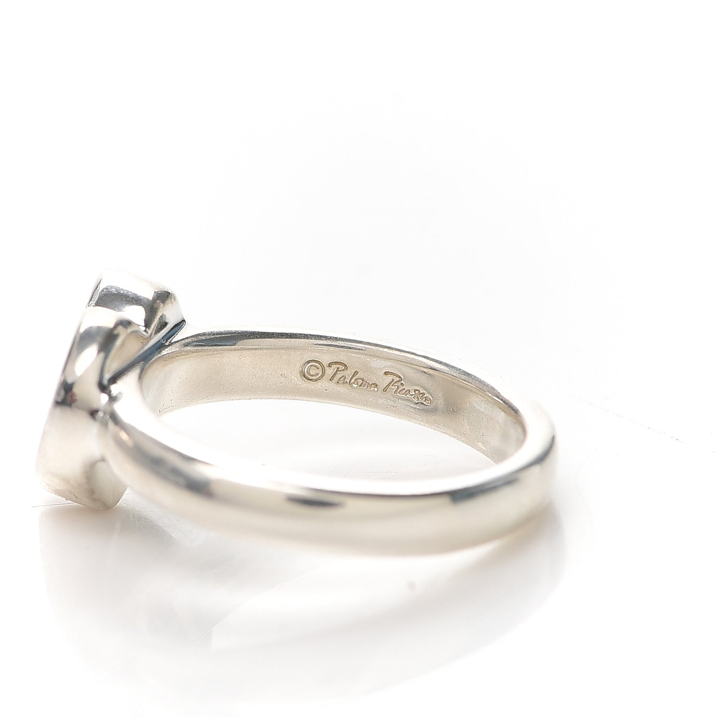 Sterling Silver Paloma Picasso Modern Heart Diamond Ring 49 5