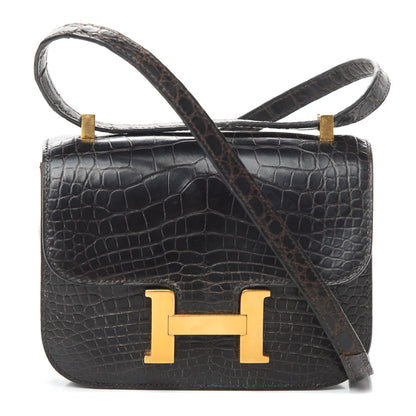 Hermes Shiny Alligator Micro Constance 14 Ebene 1 of 23