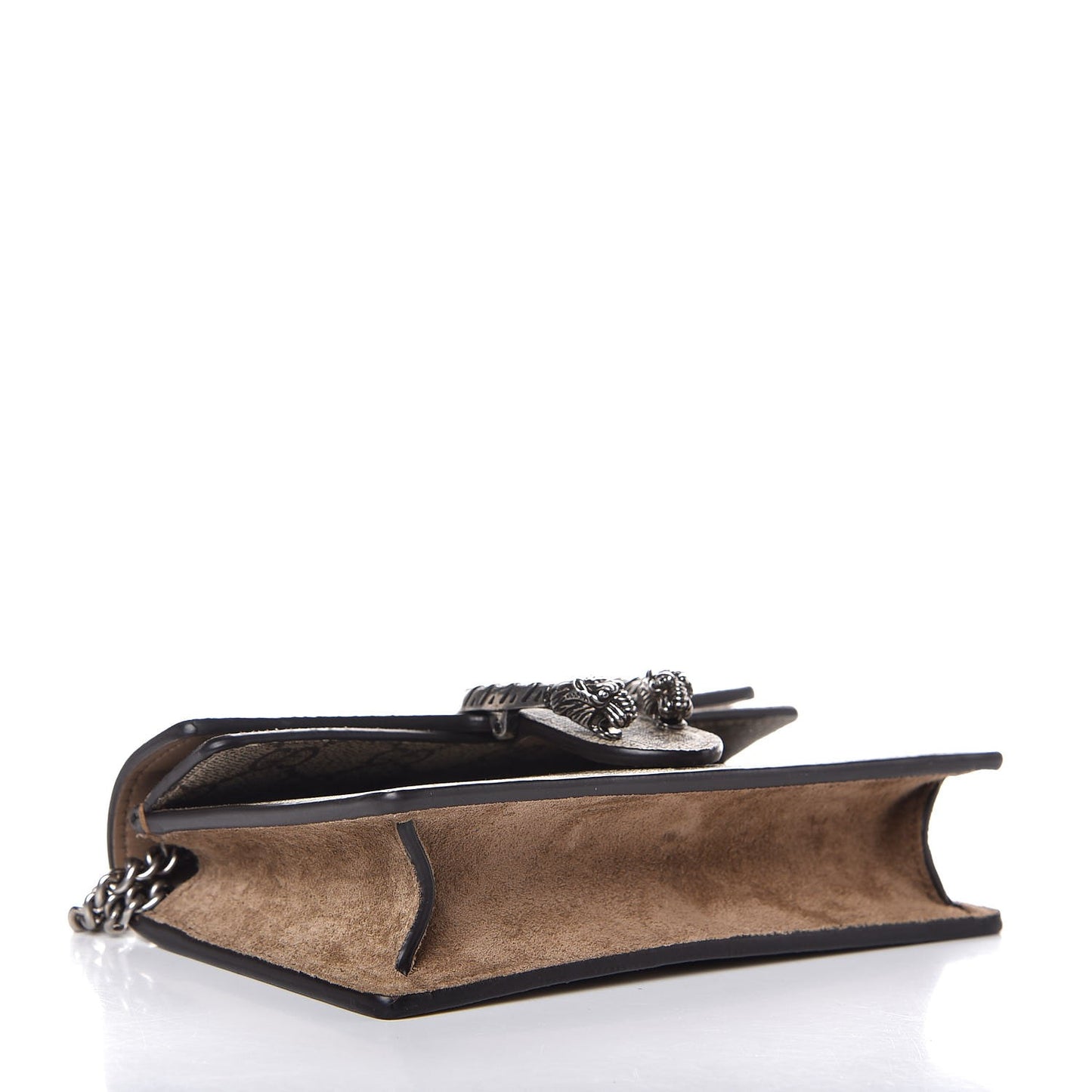 GG Supreme Monogram Super Mini Dionysus Shoulder Bag Taupe