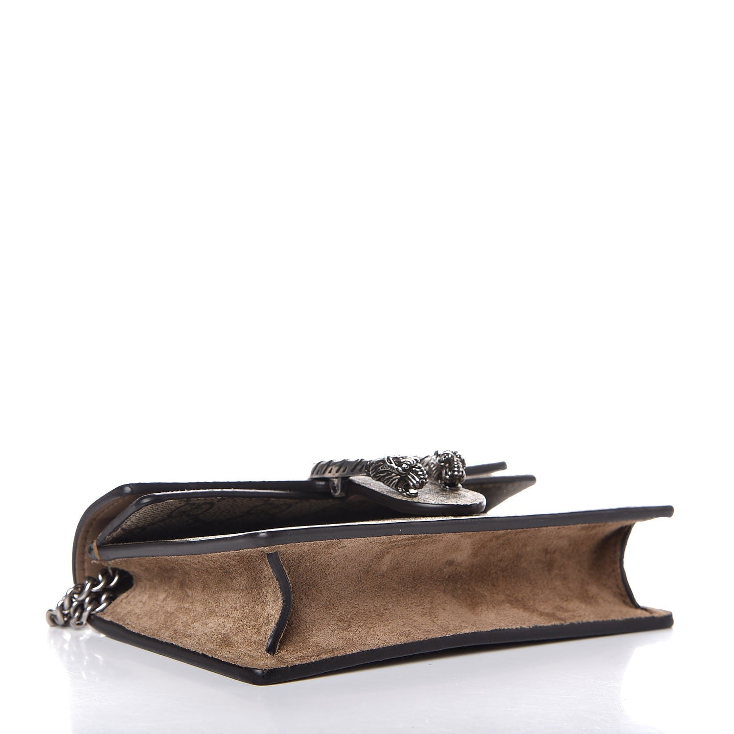 Gucci GG Supreme Monogram Super Mini Dionysus Shoulder Bag Taupe 4 of 9