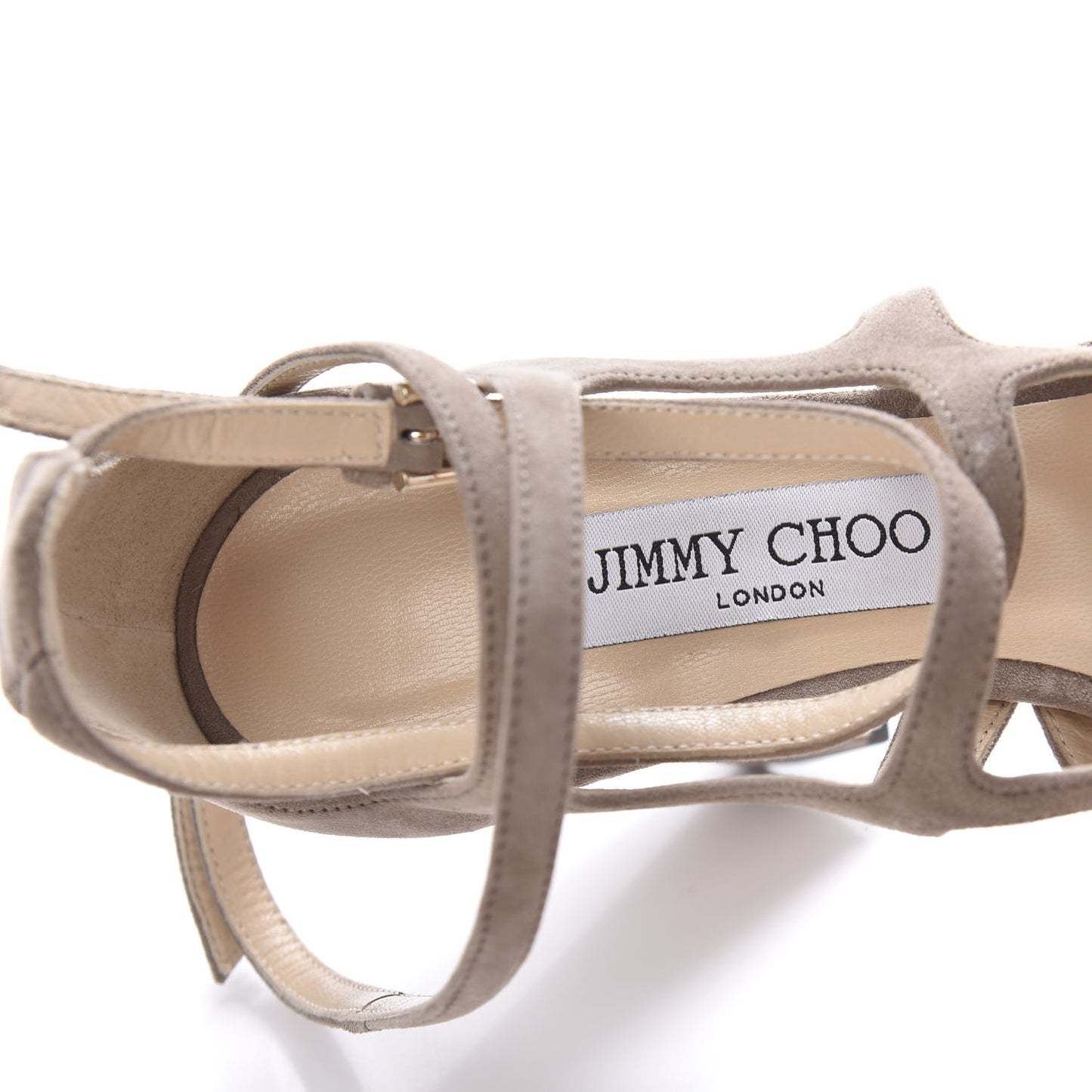 Suede Dillan Sandals 39.5 Light Mocha