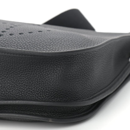 Hermes Taurillon Clemence Evelyne III PM Black 9 of 9