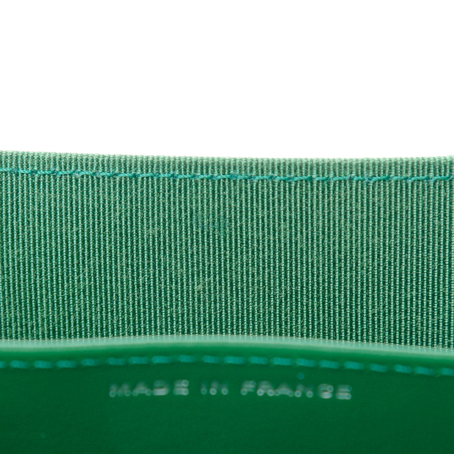 Caviar Quilted Flap Card Holder Wallet Green