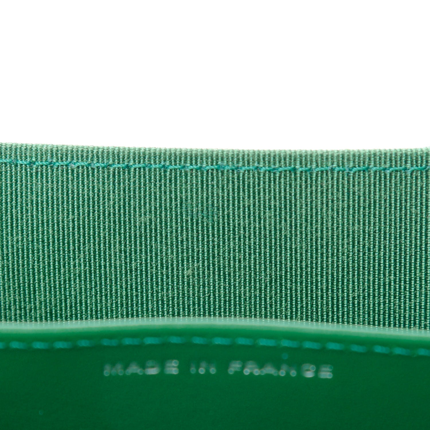 Chanel Caviar Quilted Flap Card Holder Wallet Green 9 of 10