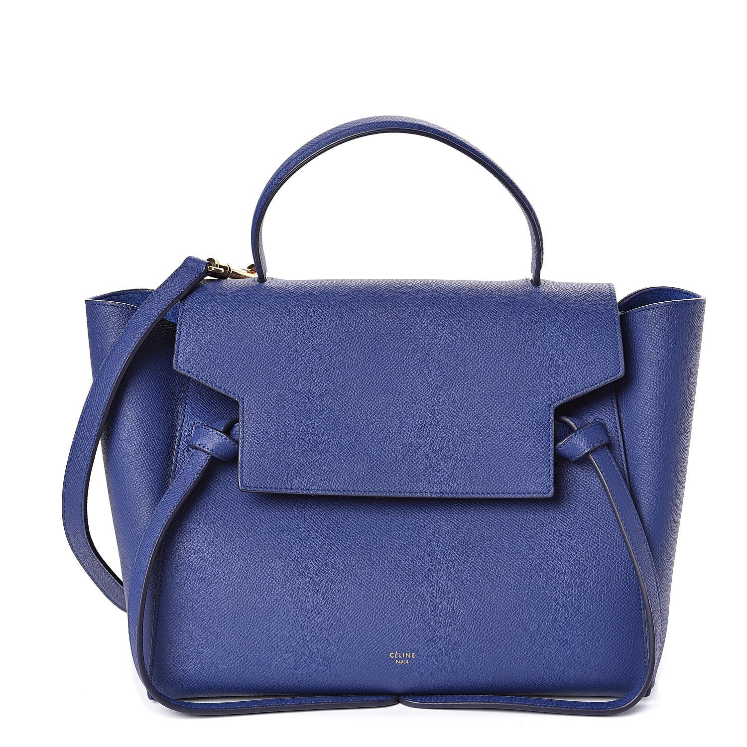 Celine Grained Calfskin Mini Belt Bag Indigo 1 of 10