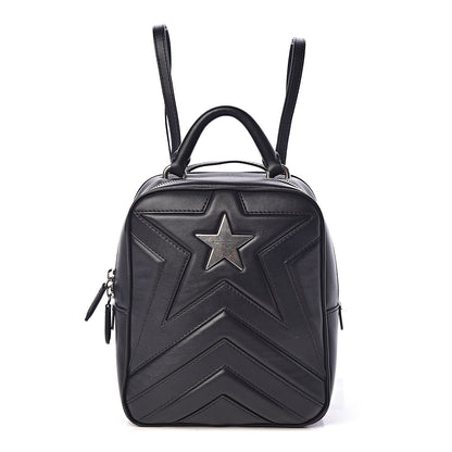 Stella McCartney Eco Alter Nappa Quilted Star Small Backpack Dark Blue 1 of 9
