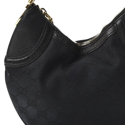 Gucci Monogram Hobo Bag Black 10 of 10