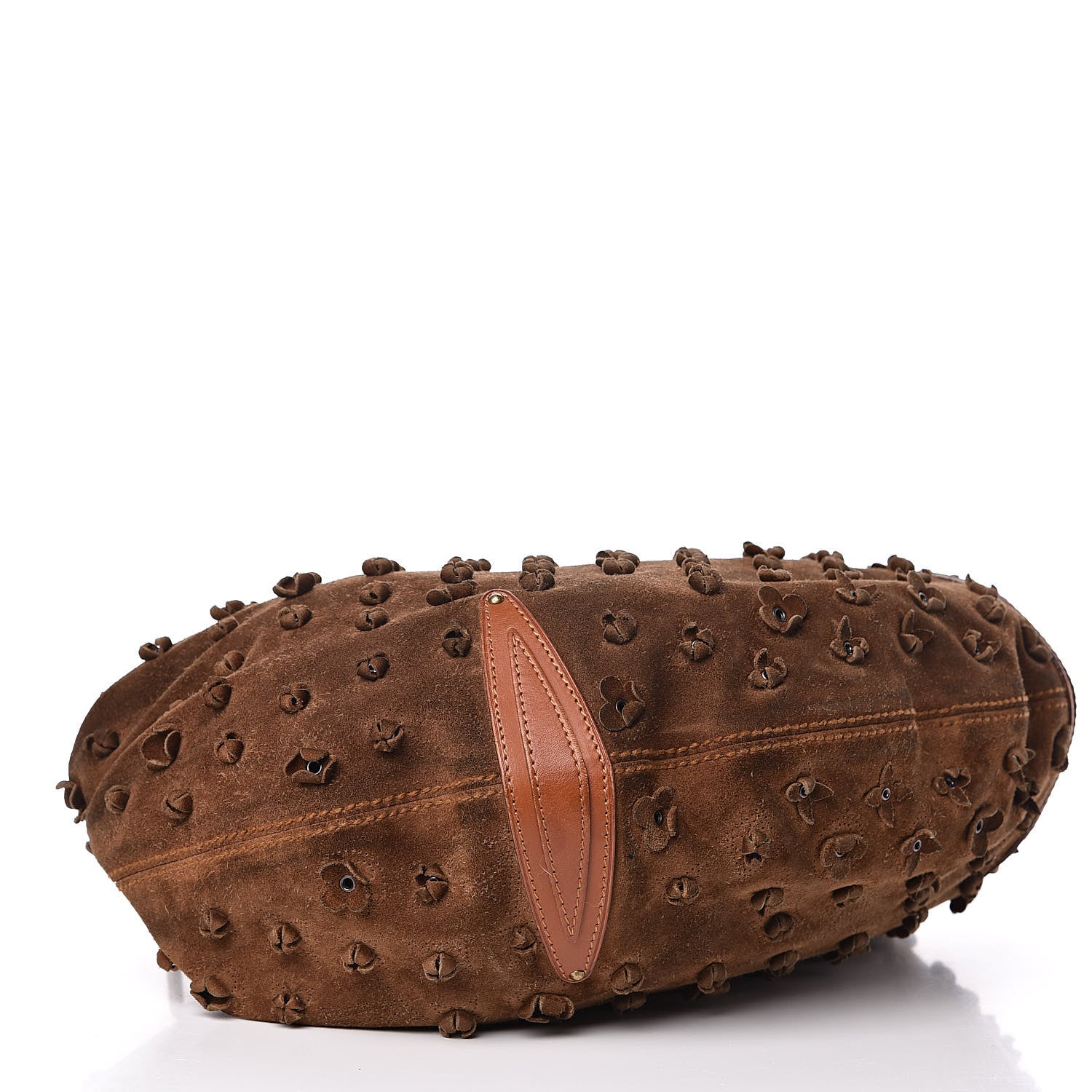 Louis Vuitton Suede Mahina Fleurs Onatah GM Cacao 4 of 16