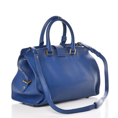 Saint Laurent Calfskin Small Classic Y Cabas Royal Blue 4 of 16