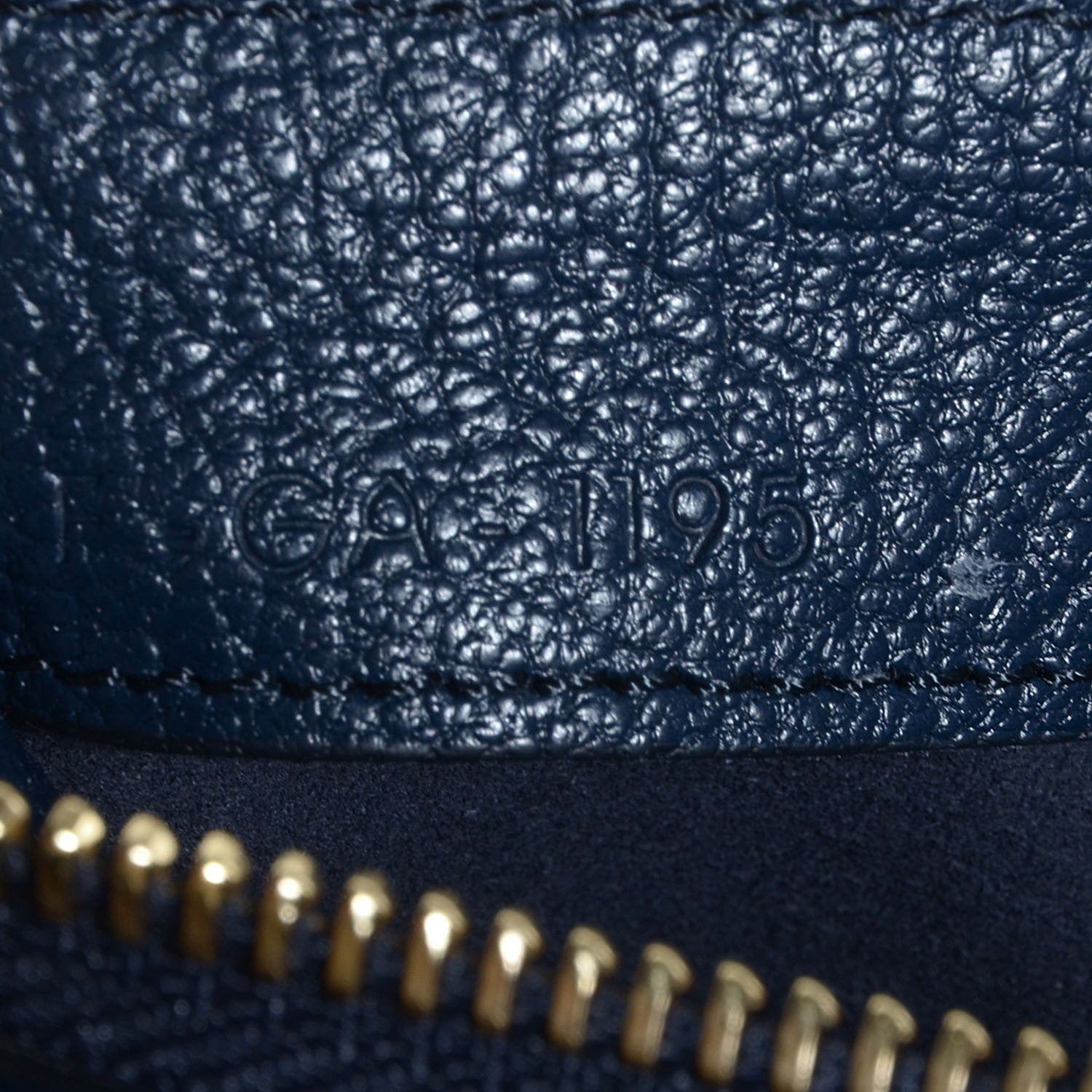 Celine Goatskin Large Trio Crossbody Bag Dark Blue 7 of 7