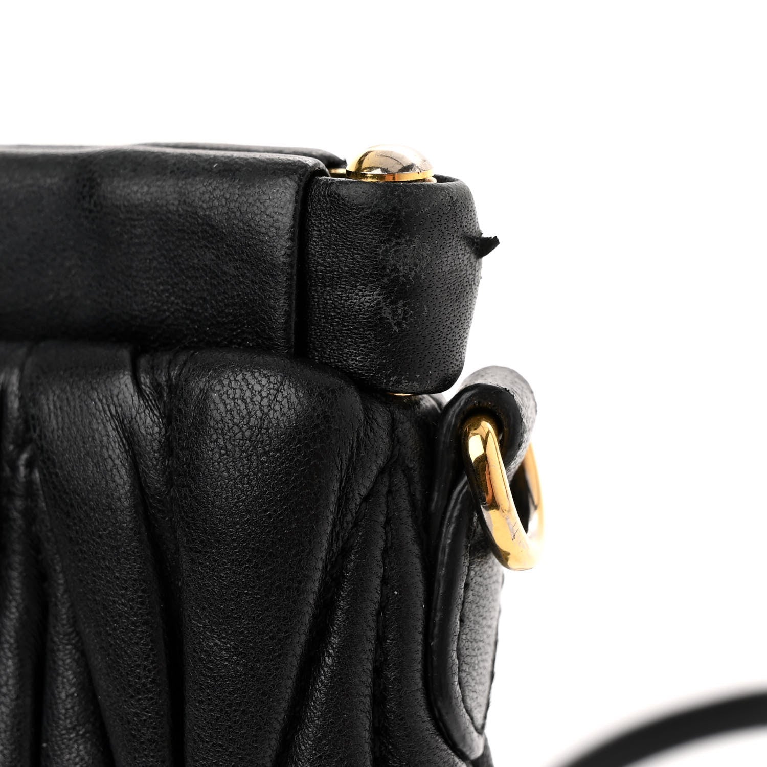 Miu Miu Nappa Matelasse Crossbody Black 11 of 11