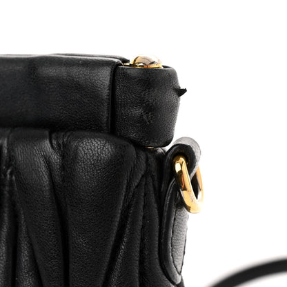 Miu Miu Nappa Matelasse Crossbody Black 11 of 11