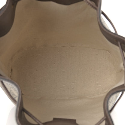 Gucci GG Supreme Monogram Web Ophidia Bucket Bag Brown 5 of 14