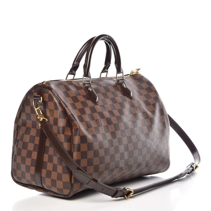 Louis Vuitton Damier Ebene Speedy Bandouliere 35 3 of 12