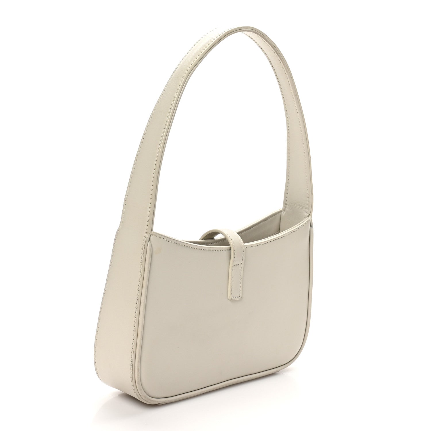 Saint Laurent Smooth Calfskin Le 5 A 7 Mini Hobo Crema Soft 2 of 12