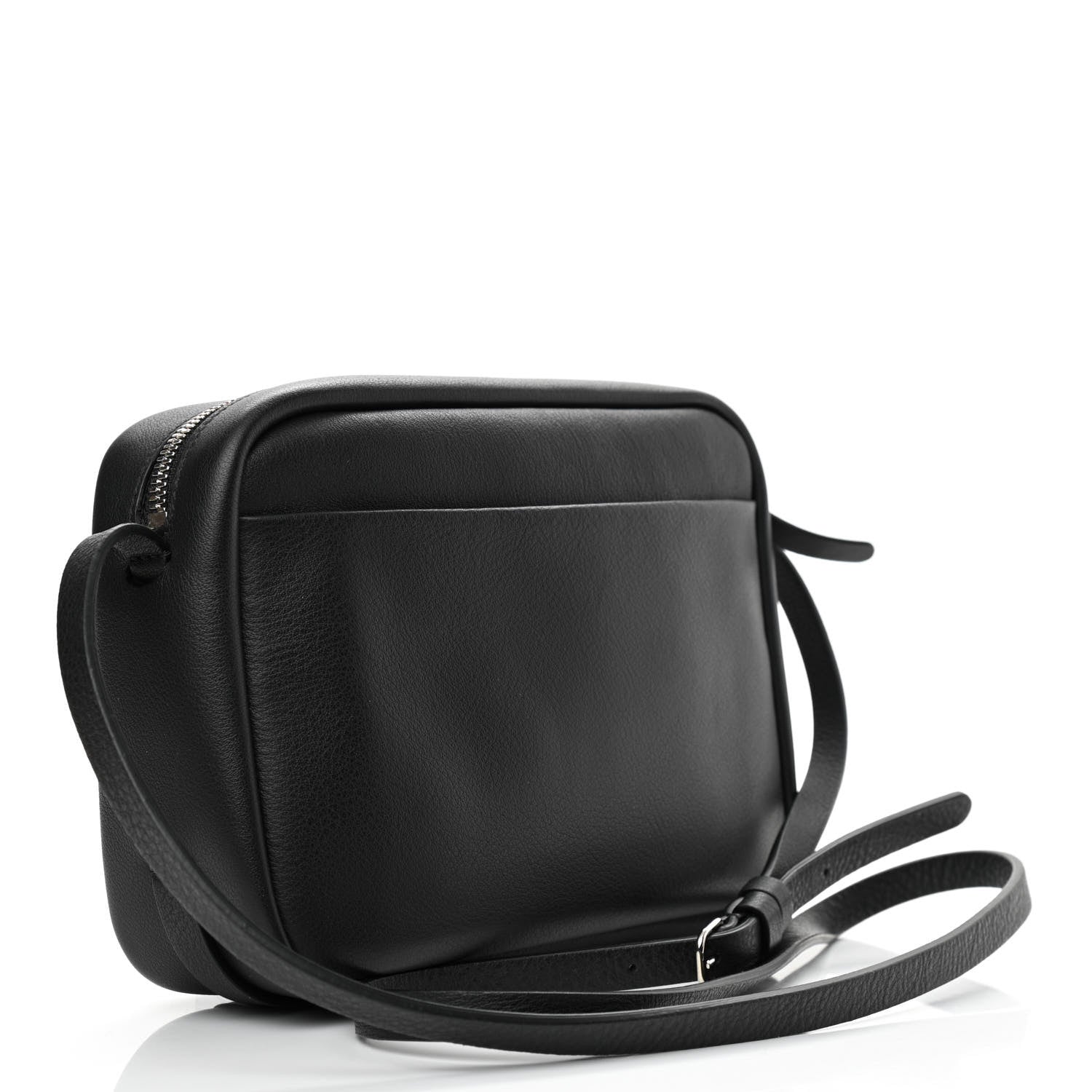 Balenciaga Calfskin Logo S Everyday Camera Bag Black 2 of 8