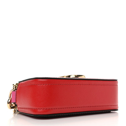 Marc Jacobs Saffiano Small Snapshot Camera Bag Hibiscus Multicolor 4 of 12