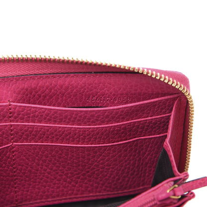 Gucci Dollar Calfskin GG Marmont Zip Around Wallet Box Pink 7 of 7
