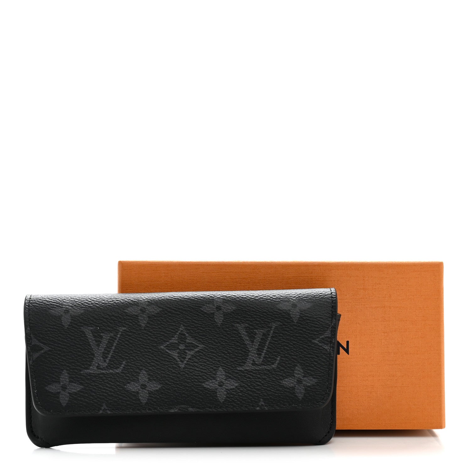 Louis Vuitton Monogram Eclipse Woody Sunglass Case 8 of 8