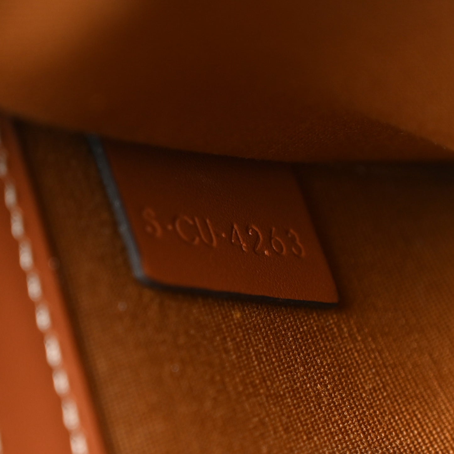 Triomphe Canvas Medium Messenger Bag Tan Ecru