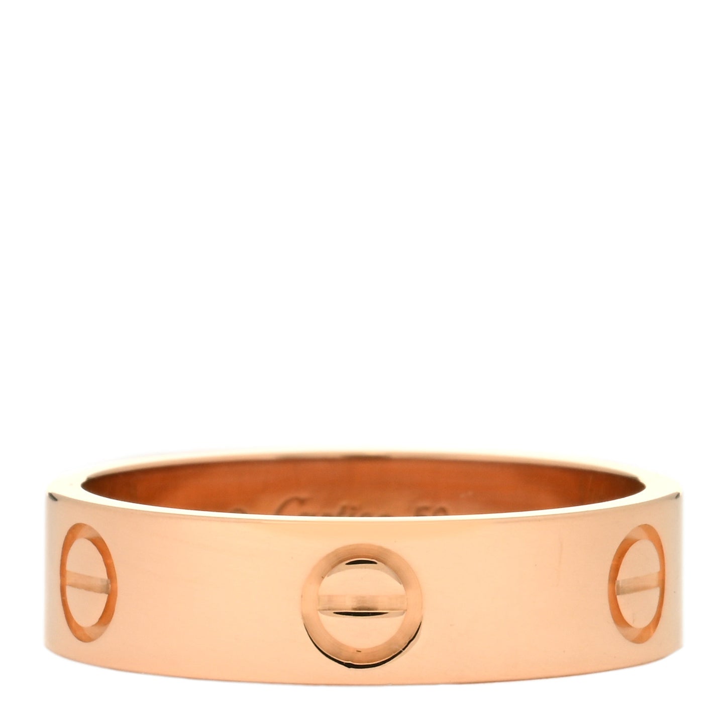 18K Pink Gold 5.5mm LOVE Ring 59 8.75
