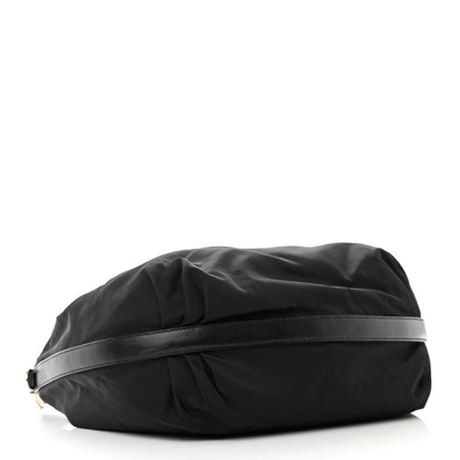 Prada Tessuto Nylon Saffiano Sacca Shoulder Bag Black 4 of 11