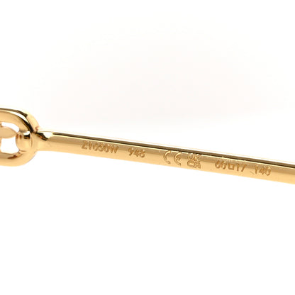 Louis Vuitton Metal My LV Chain Round Sunglasses Z1650W Gold 6 of 7