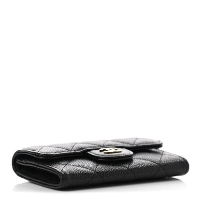 Chanel Caviar Quilted Flap Card Holder Black 4 of 8