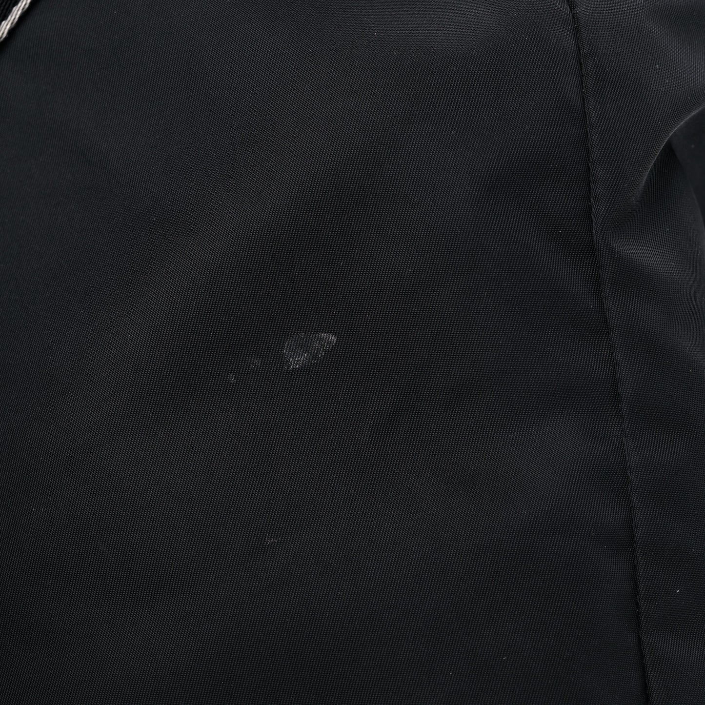 Nylon Logo Backpack Black