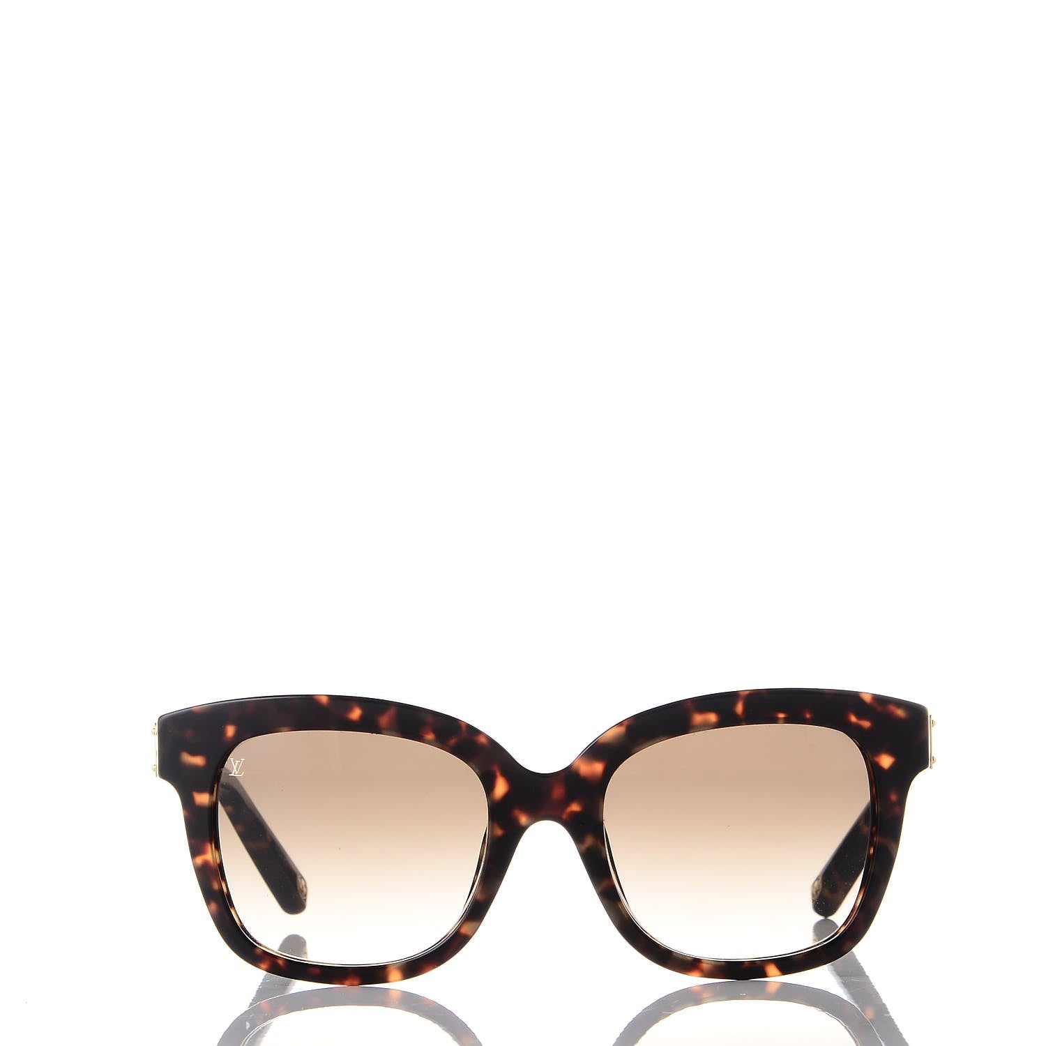 Louis Vuitton Audrey Sunglasses Z0765W Dark Tortoise 2 of 8