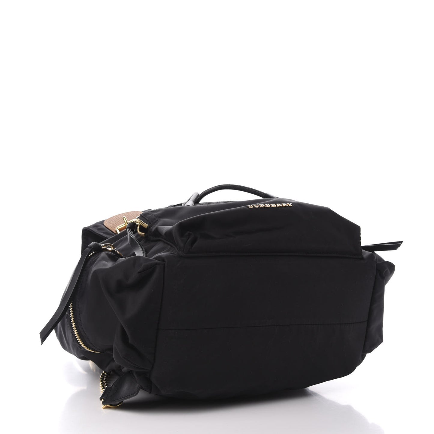 Nylon Large Rucksack Backpack Black