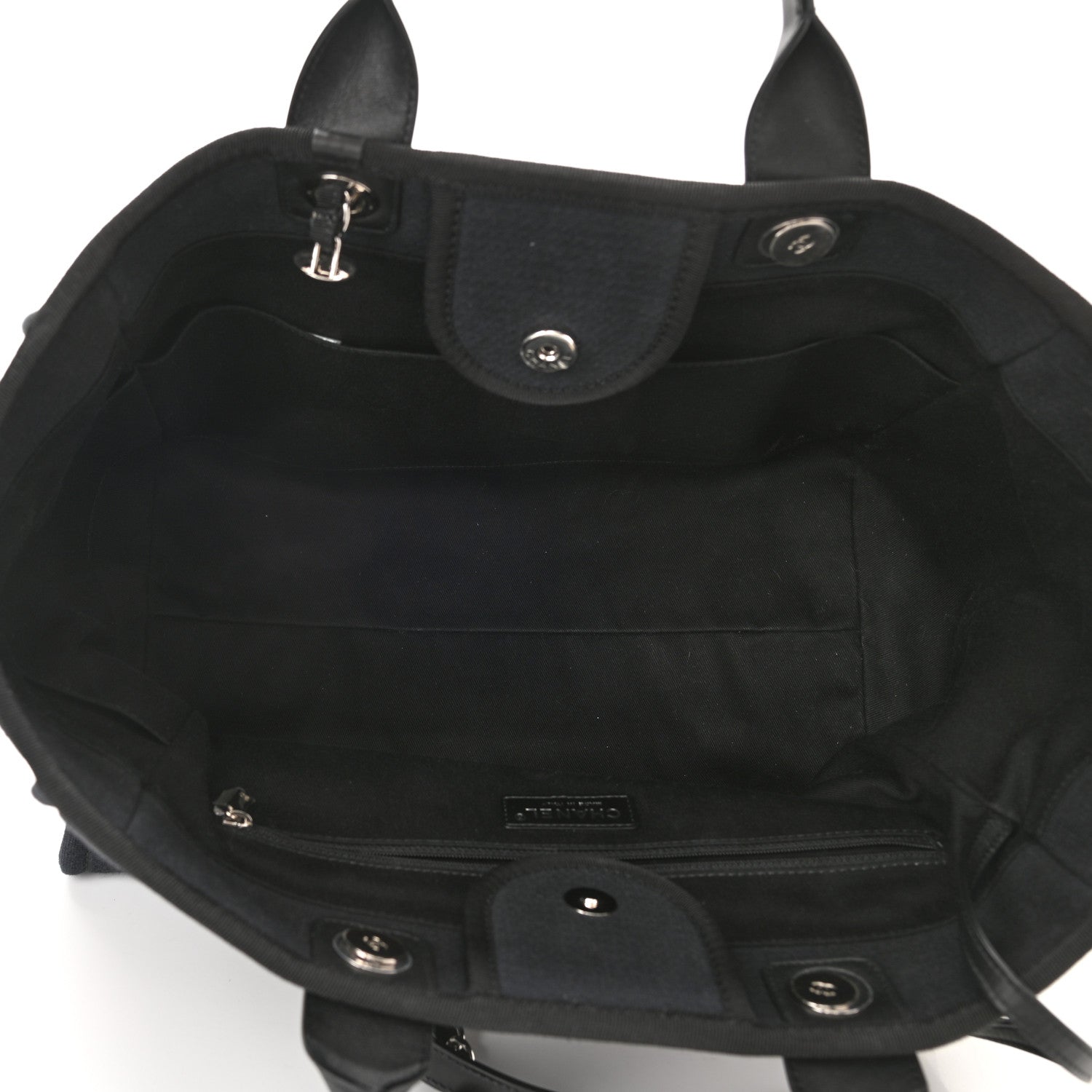 Chanel Mixed Fibers Medium Deauville Tote Black 5 of 10