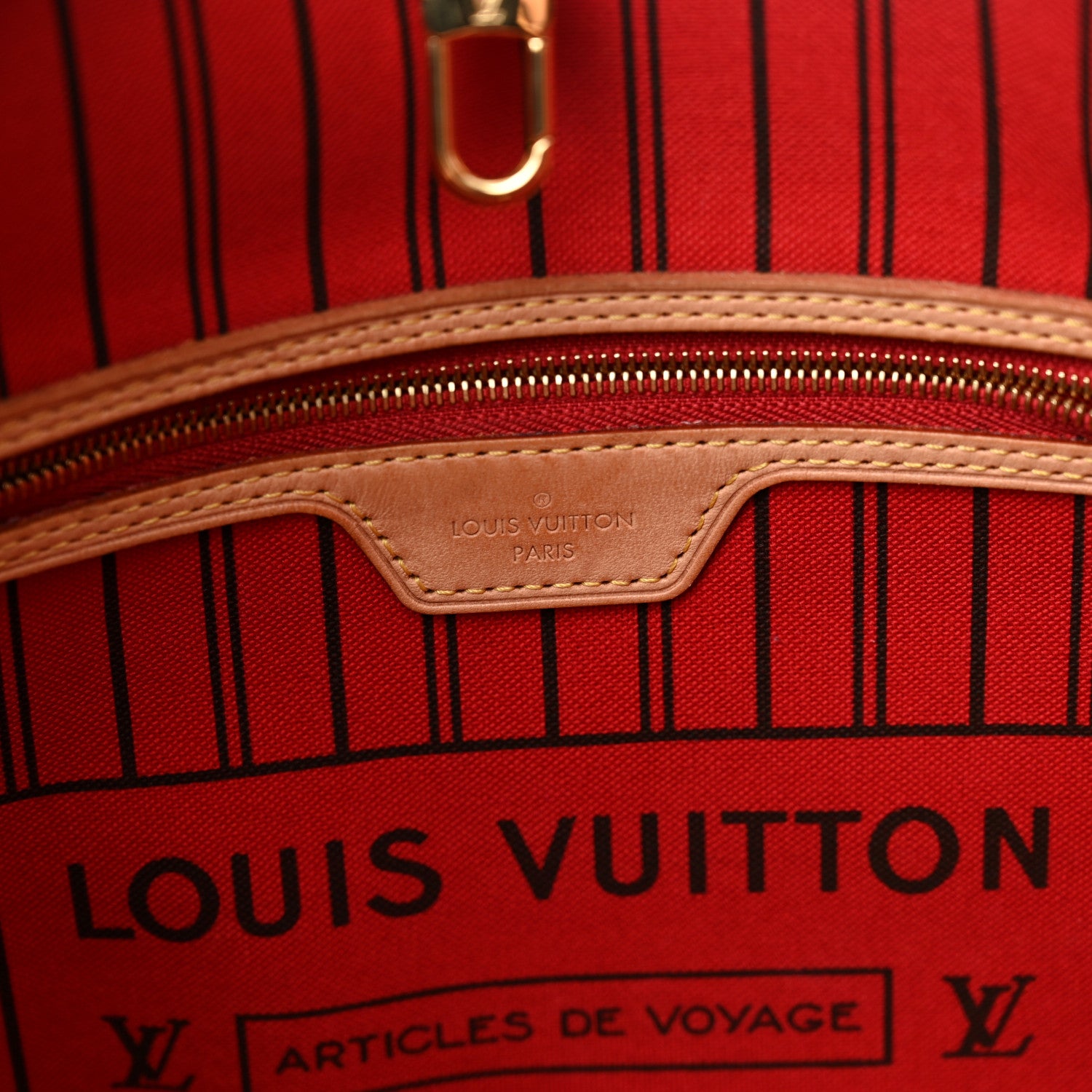 Louis Vuitton Monogram Neo Neverfull MM Cherry 6 of 10