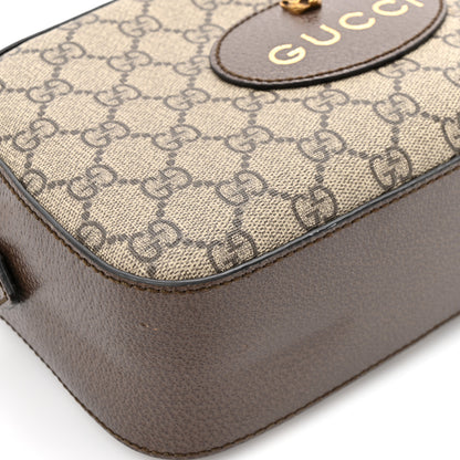 Gucci GG Supreme Monogram Web Neo Vintage Shoulder Bag Beige New Acero Crop 11 of 17